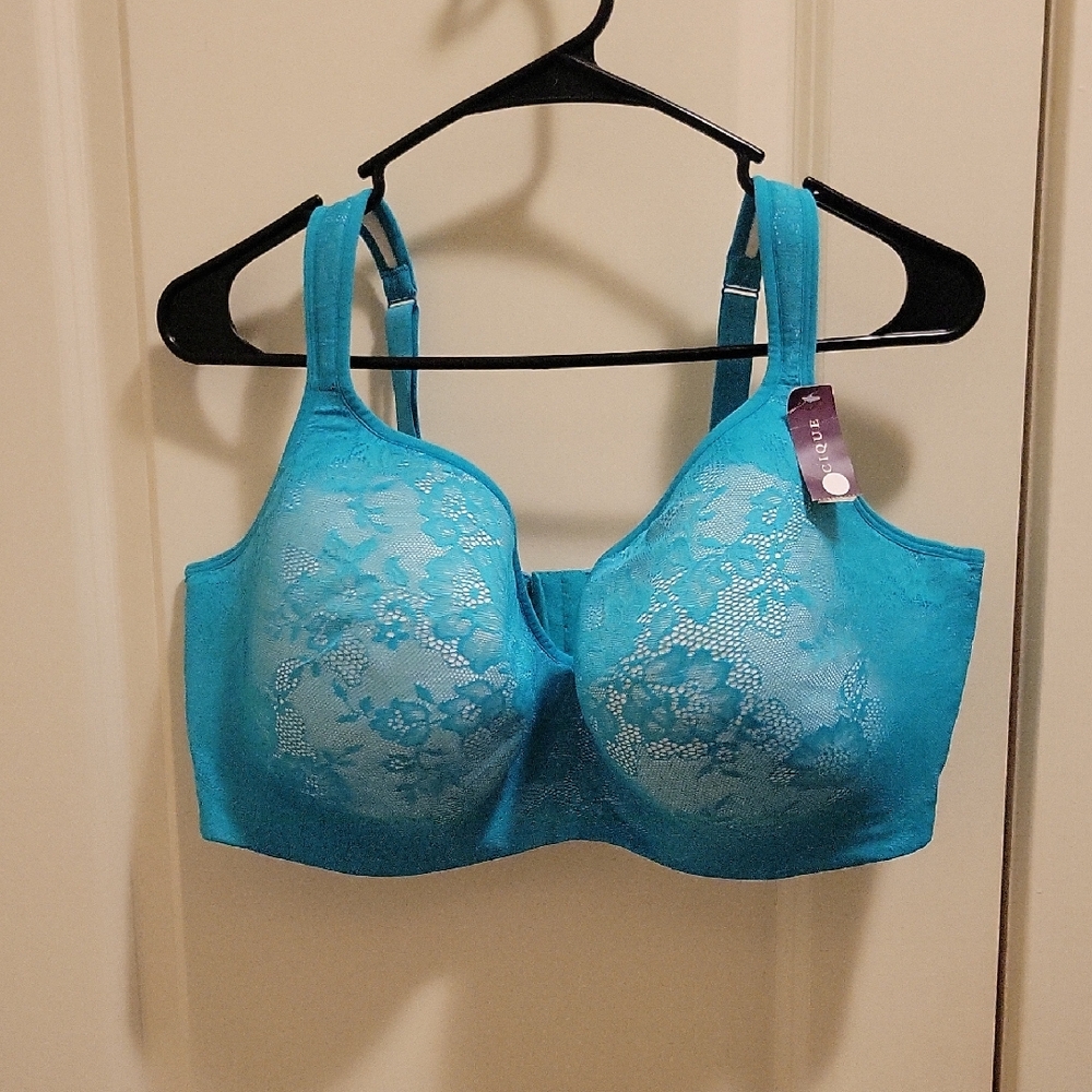Lane Bryant Turquoise Lace Bra